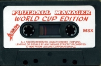 Football Manager: World Cup Edition Box Art