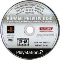 Konami Preview Disc Box Art
