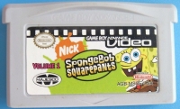 Game Boy Advance Video: SpongeBob SquarePants Volume 1 Box Art
