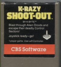 K-Razy Shoot-Out (CBS Software) Box Art