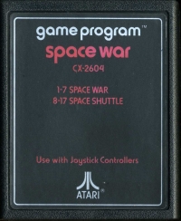 Space War (text label) Box Art