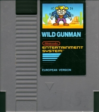 Wild Gunman (European Version) Box Art