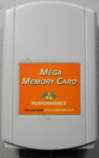 Performance Mega Memory Card (white) Box Art