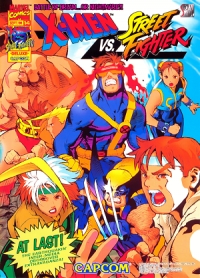 X-Men Vs. Street Fighter Box Art