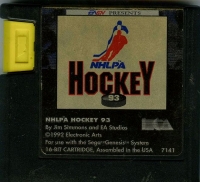 NHLPA Hockey '93 Box Art