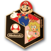 Club Nintendo - Super Mario Bros. Commemorative Pin (C) [NA] Box Art