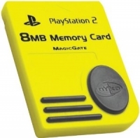 Nyko Memory Card 8MB (yellow) Box Art