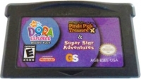 2 Games in 1 Double Pack: Dora the Explorer: The Search for Pirate Pig's Treasure / Dora the Explorer: Super Star Advent Box Art