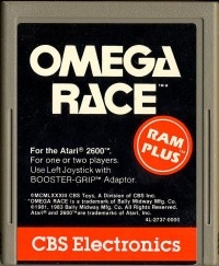 Omega Race Box Art