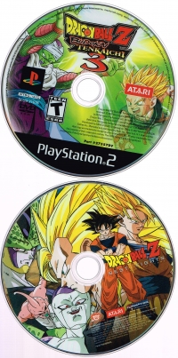 Dragon Ball Z Budokai Tenkaichi 3 PS2 Disc Style Plastic 