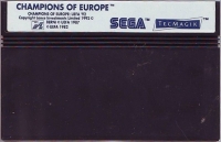 Champions of Europe Box Art