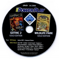PC Power Play 10/2006 - Gothic II - Gold Edition / Wildlife Park - Gold Edition Box Art