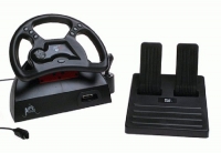 Mad Catz Analog Steering Wheel for Nintendo 64 w/ Foot Pedals Box Art