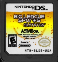 Big League Sports: Summer Box Art