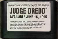 Judge Dredd (Promotional Cartridge) Box Art