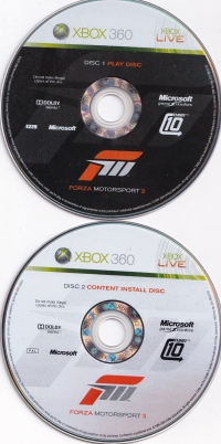 Forza Motorsport 3 Box Art