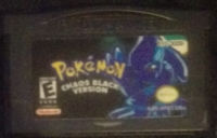 Pokémon Chaos Black Version (ESRB rating) Box Art