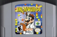 Dr. Mario 64 Box Art