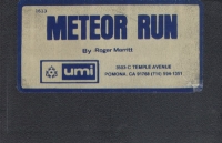 Meteor Run Box Art