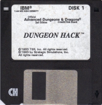 Forgotten Realms: Dungeon Hack (white label) Box Art