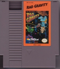 Adventures of Rad Gravity, The Box Art