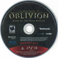 Elder Scrolls IV, The: Oblivion: Game of the Year Edition - Greatest Hits Box Art