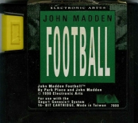 John Madden American Football Box Art