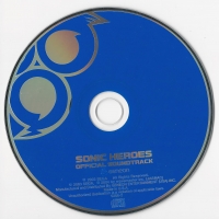 Sonic Heroes Official Soundtrack Box Art