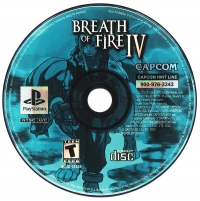 Breath of Fire IV (black / green disc) Box Art