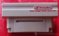 Honey Bee Super-Magic Game Converter (blue box) Box Art