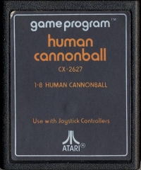 Human Cannonball (Text Label) Box Art