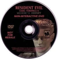 Resident Evil Code: Veronica X: Wesker's Report (DVD) Box Art