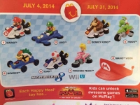 Mario Kart 8 McDonald's toy Yoshi Box Art