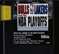 Bulls vs Lakers and the NBA Playoffs Box Art