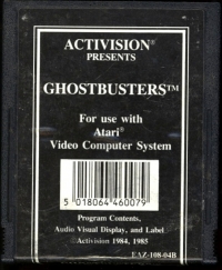 Ghostbusters (black label) Box Art