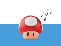 Super Mario McDonald's toy Super Sound Mushroom Box Art