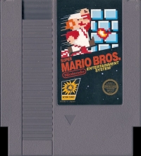 Super Mario Bros. (3 screw cartridge) Box Art