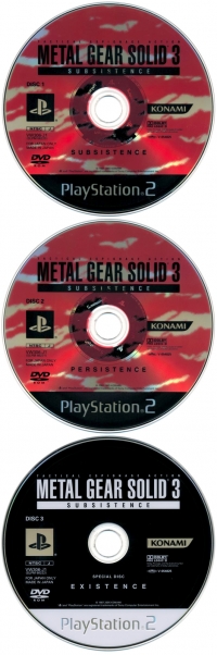 Metal Gear Solid 3: Subsistence - Shokai Seisan-ban Box Art