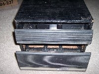 NES Game Holder Wood (Black) Box Art