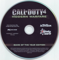 Call of Duty 4: Modern Warfare: Game of the Year Edition Box Art