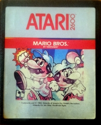 Mario Bros. (Gray Label) Box Art