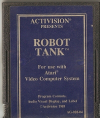 Robot Tank (blue label) Box Art