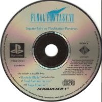 Final Fantasy VII: Square Soft on PlayStation Previews Box Art