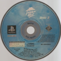 Pizza Hut Demo Disc Two Box Art