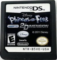 Phineas and Ferb: Across the 2nd Dimension Box Art