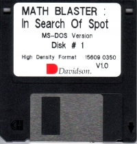 Math Blaster: In Search for Spot Box Art