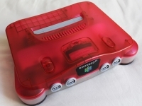 Nintendo 64 (Clear Red) Box Art