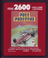 Pole Position (red label) Box Art