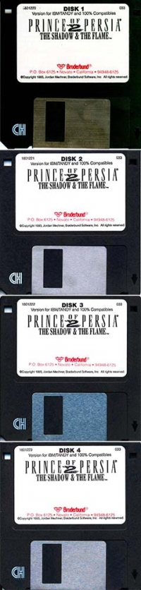 Prince of Persia 2: The Shadow & The Flame Box Art