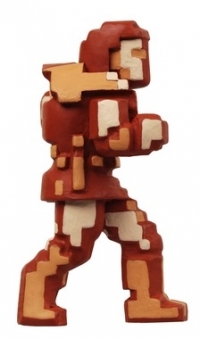 Simon Belmont 8-bit Pixel Figurine (SDCC, CV1 colors) Box Art